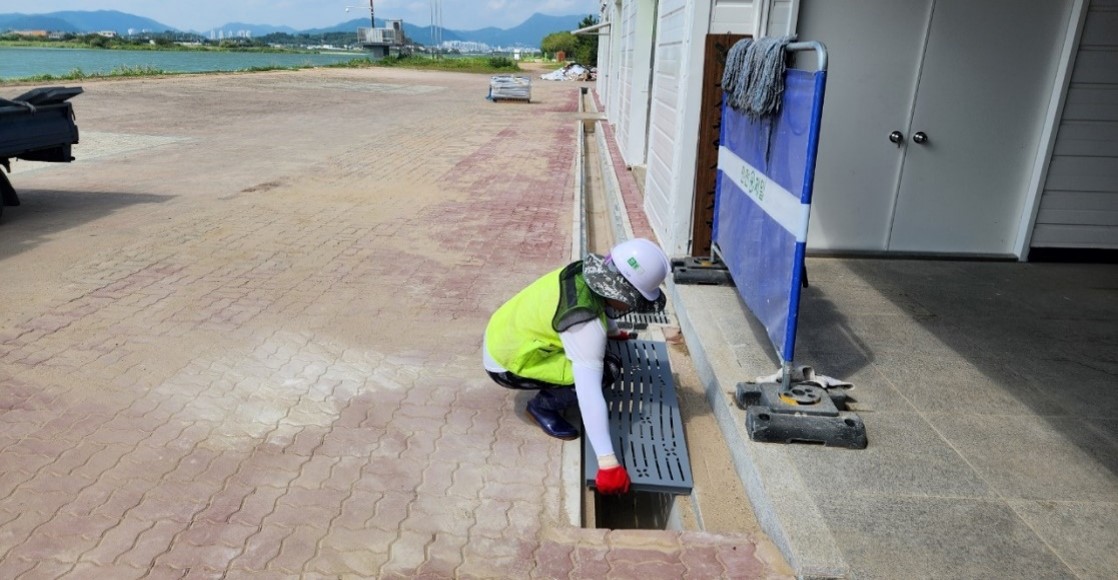 스틸그레이팅 설치1